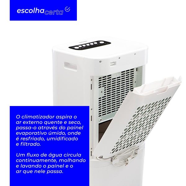 Climatizador de Ar Nobille Ventisol - 20 Litros - CLM20 - Residencial - Branco - Image 2