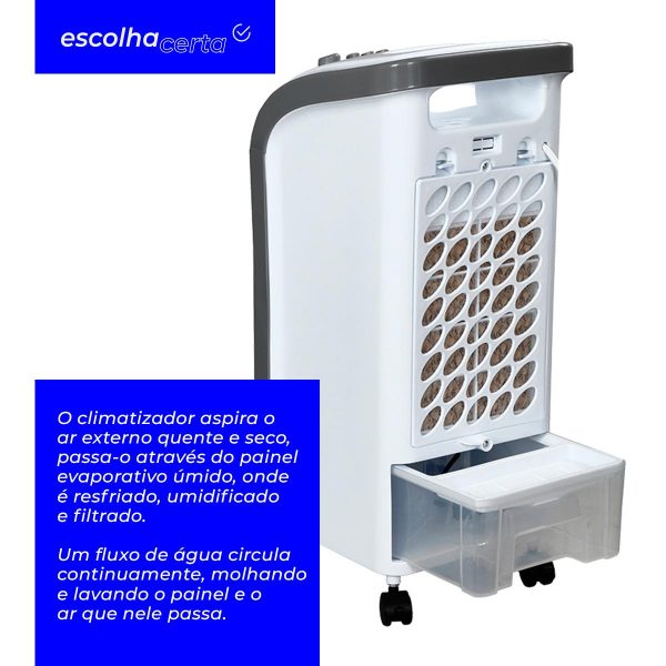 Climatizador de Ar Nobille Ventisol – 4 Litros – CLM4 – Residencial – Branco - Image 3