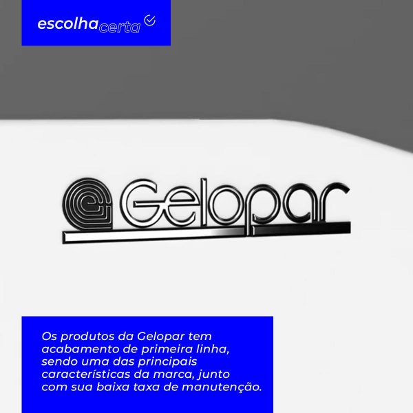 Conservador/Refrigerador Horizontal para Sorvete Gelopar – 220 Litros – GHDE-220 – Vidro Reto - Image 4