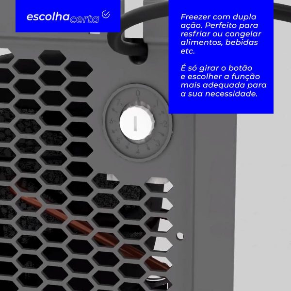 Conservador/Refrigerador Horizontal para Sorvete Gelopar – 220 Litros – GHDE-220 – Vidro Reto - Image 3