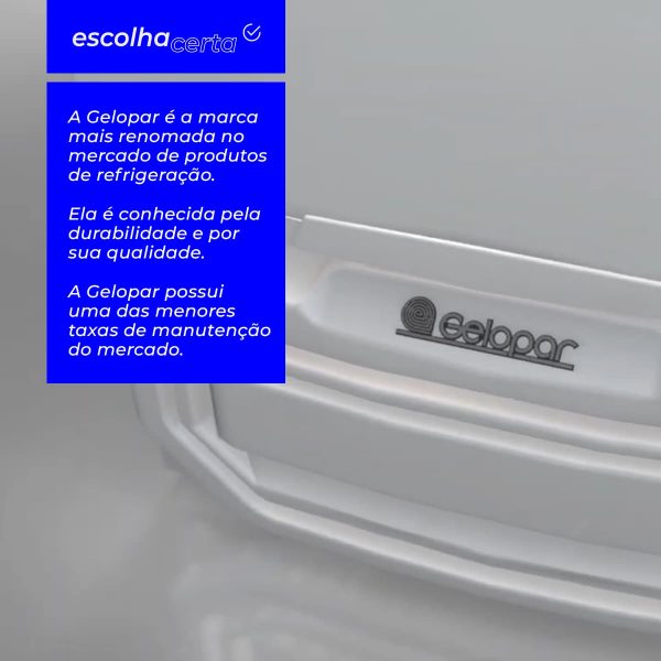 Conservador/Refrigerador Vertical Gelopar – 577 Litros - Dupla Ação – GPA-57BR – Porta de Vidro - Image 4