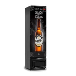 Cervejeira/Refrigerador Vertical Gelopar - GRB-23EPPR - 228L - Porta Cega c/ Adesivo