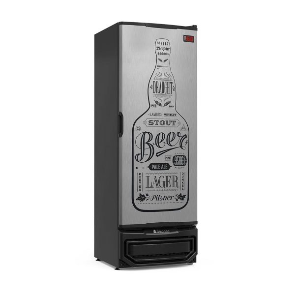 Cervejeira/Refrigerador Vertical Gelopar – GRBA-400GWTI – 410L – Porta Cega c/ Adesivo