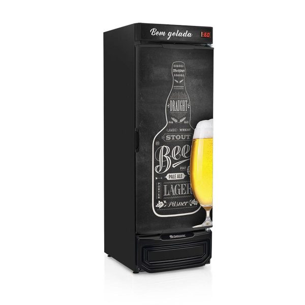 Cervejeira/Refrigerador Vertical Gelopar – GRBA-570QCPR – 572L – Porta Cega c/ Adesivo
