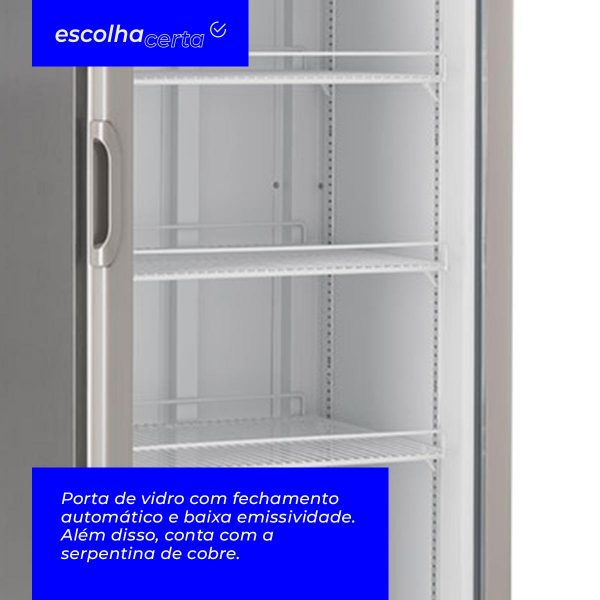Refrigerador Vertical Gelopar – GRV-40ECOTI – 410L – Porta de Vidro - Linha Eco - Image 3
