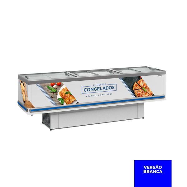 Ilha Expositor p/ Congelados e Resfriados Gelopar - GESV-290R - 2,90m - Standard - Vidro Reto Deslizante - Image 2