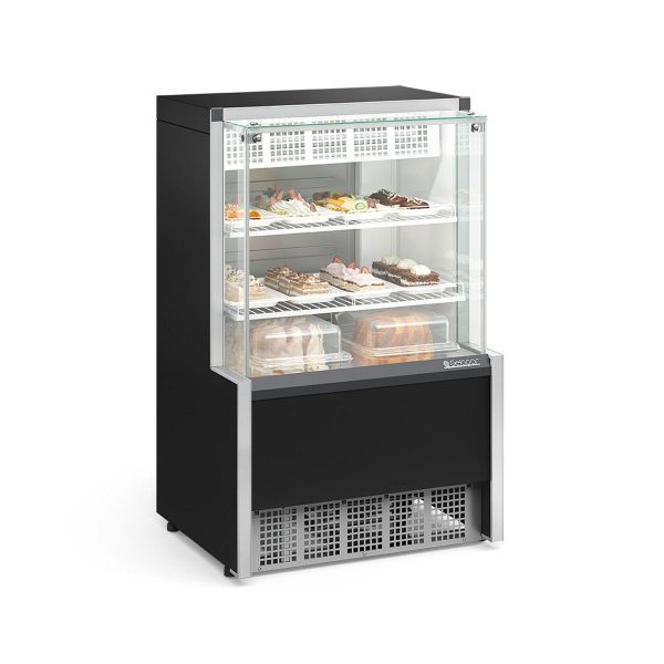Vitrine Refrigerada Confeitaria Gelopar - GPEA-075RPR - Dupla Função - 75cm - Linha Aurora