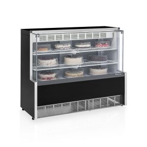 Vitrine Refrigerada Confeitaria Gelopar - GPEA-140RPR - Dupla Função - 1,40m - Linha Aurora