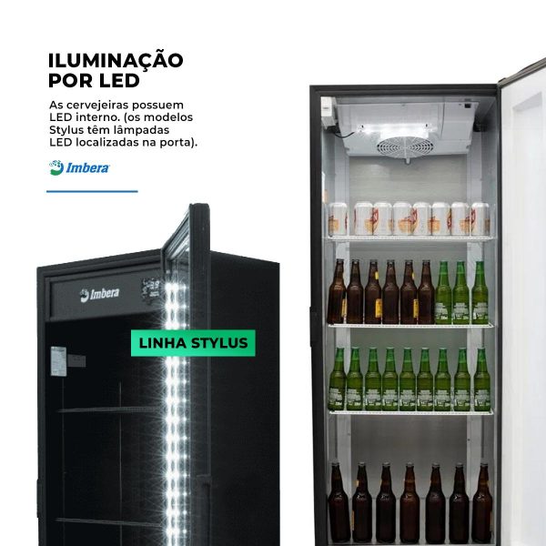 Cervejeira Imbera - 454 Litros - CCV-315-PS - Porta Cega com Adesivo - Image 3