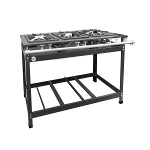 Fogão Industrial MR Fogões - 3 Bocas - 40x40 - Perfil 8