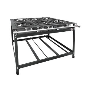 Fogão Industrial MR Fogões - 6 Bocas - 40x40 - Perfil 8