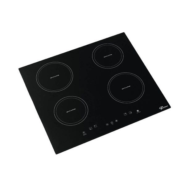 Fogão Cooktop Elétrico da Fischer - 4 Bocas - Por Indução e com Vitrocerâmica
