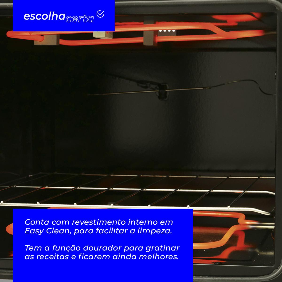 Forno Elétrico de Bancada Fischer - 44 Litros - Linha Hot Grill Line - 1750 Watts - Image 3