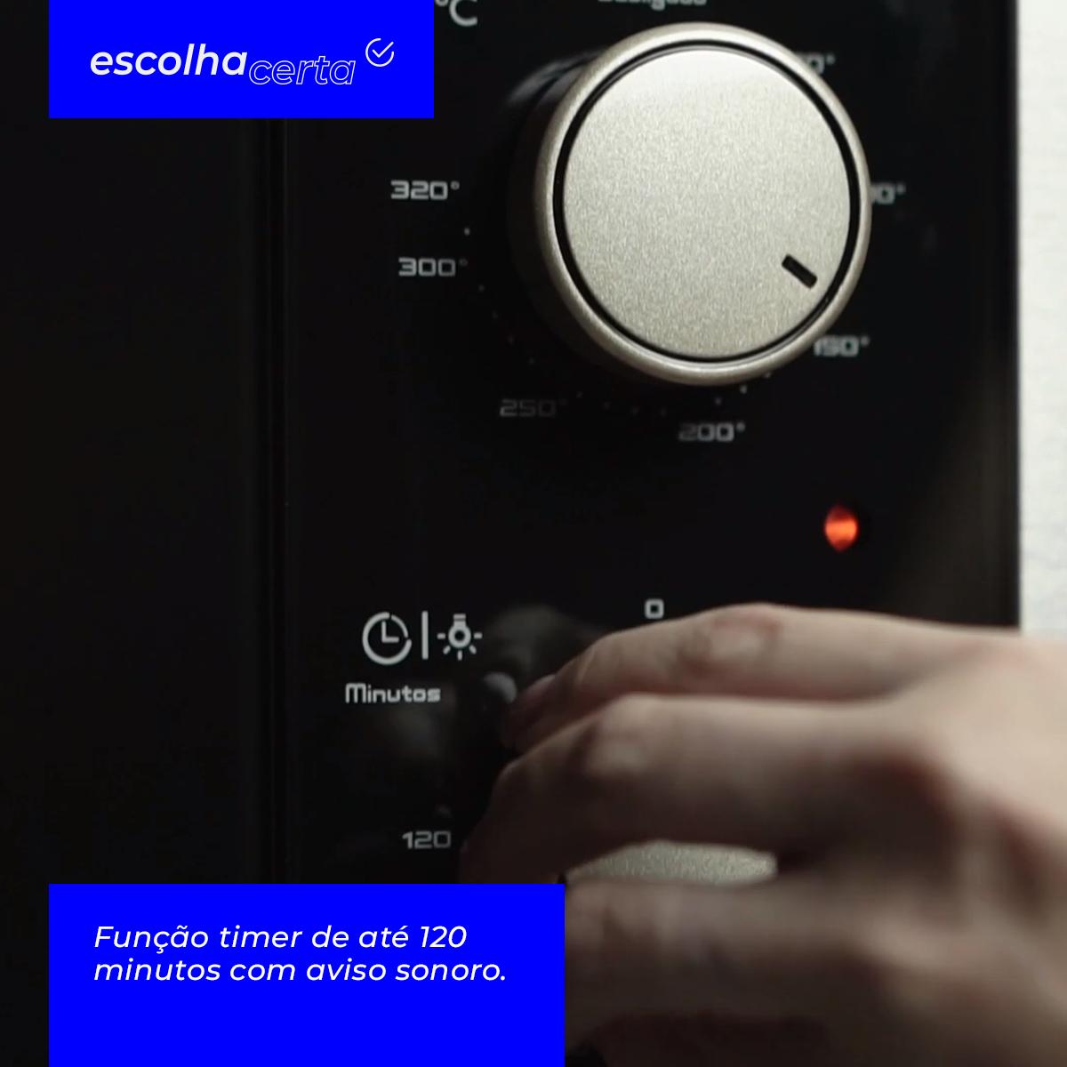 Forno Elétrico de Embutir Fischer - 44 Litros - Fit Line - Frontal Inox - Image 3