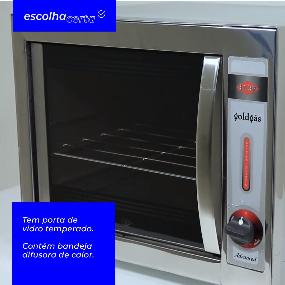Forno Industrial à Gás Layr - 46 litros - Gold Inox Advanced - Image 3