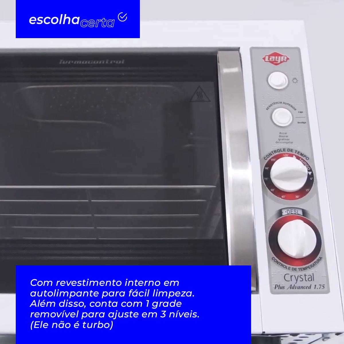 Forno Elétrico Layr – 46 Litros – Crystal Plus Advanced – 1750 Watts - Image 2