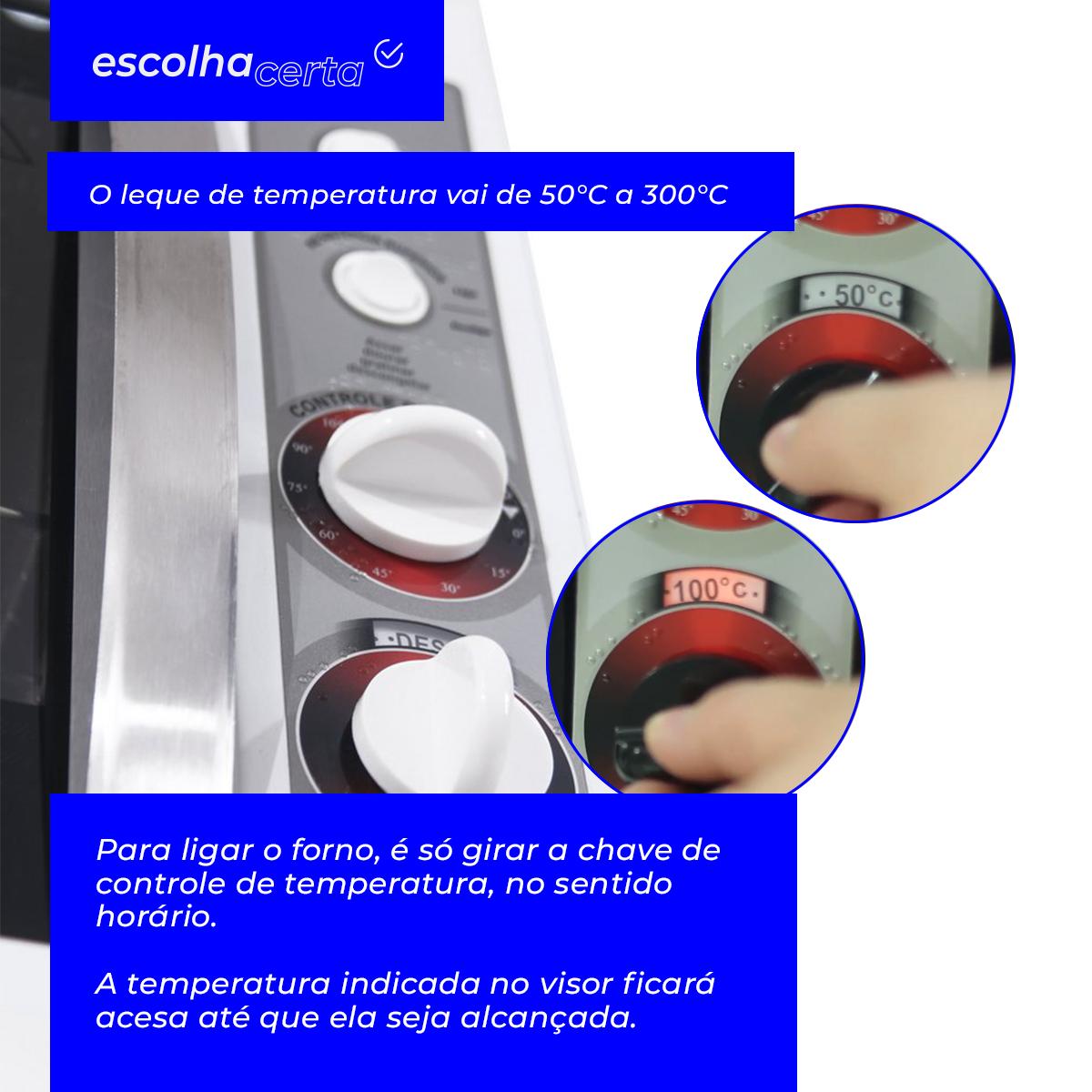 Forno Elétrico Layr – 46 Litros – Crystal Plus Advanced – 1750 Watts - Image 5