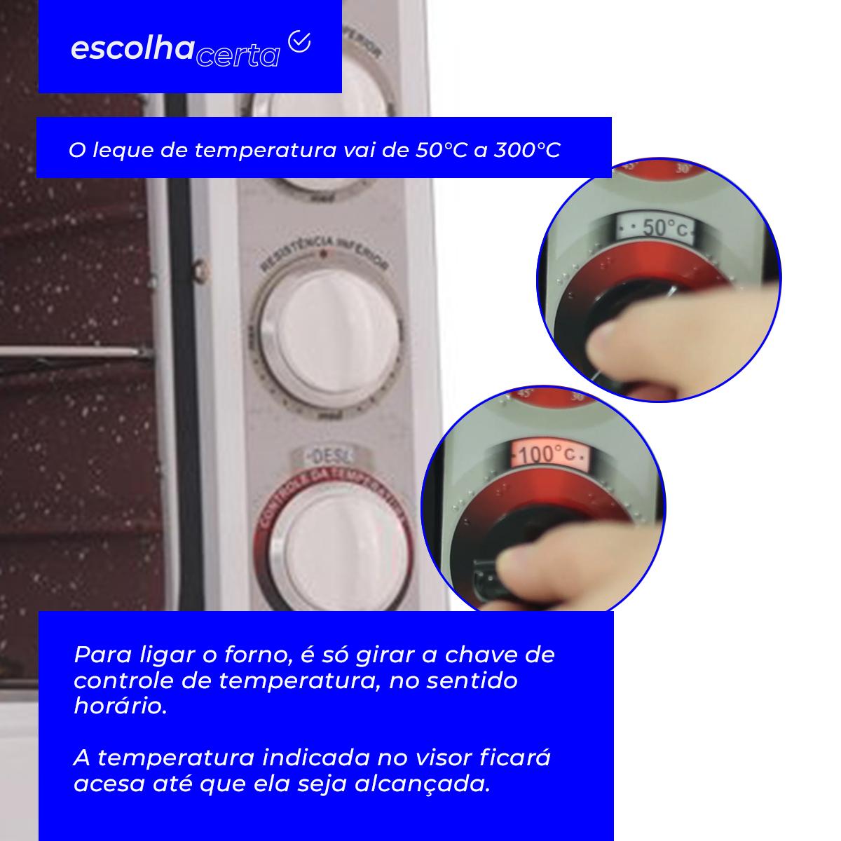 Forno Elétrico Layr – 46 Litros – Luxo Clean Advanced 2.4 – 2400 Watts - Image 5