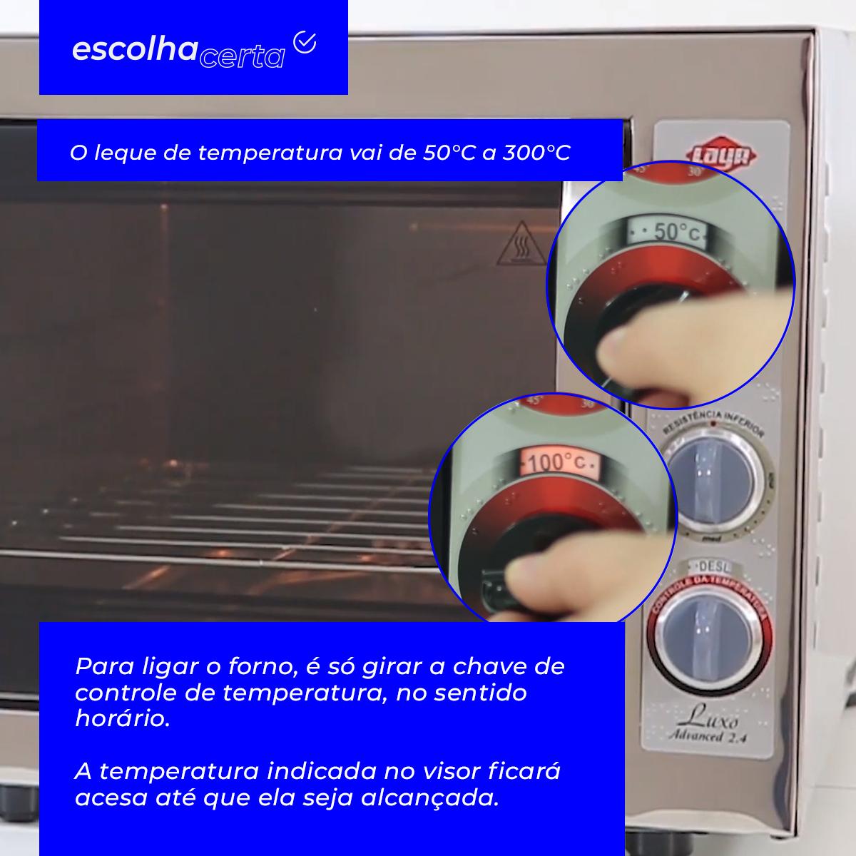 Forno Elétrico Layr – 46 Litros – Luxo Inox Advanced 2.4 – 2400 Watts - Image 5