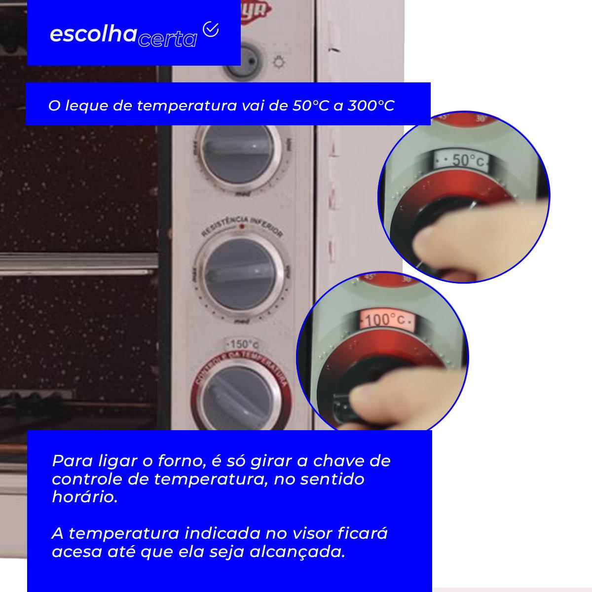 Forno Elétrico Layr – 46 Litros – Super Luxo Inox Advanced 2.4 – 2400 Watts - Image 5