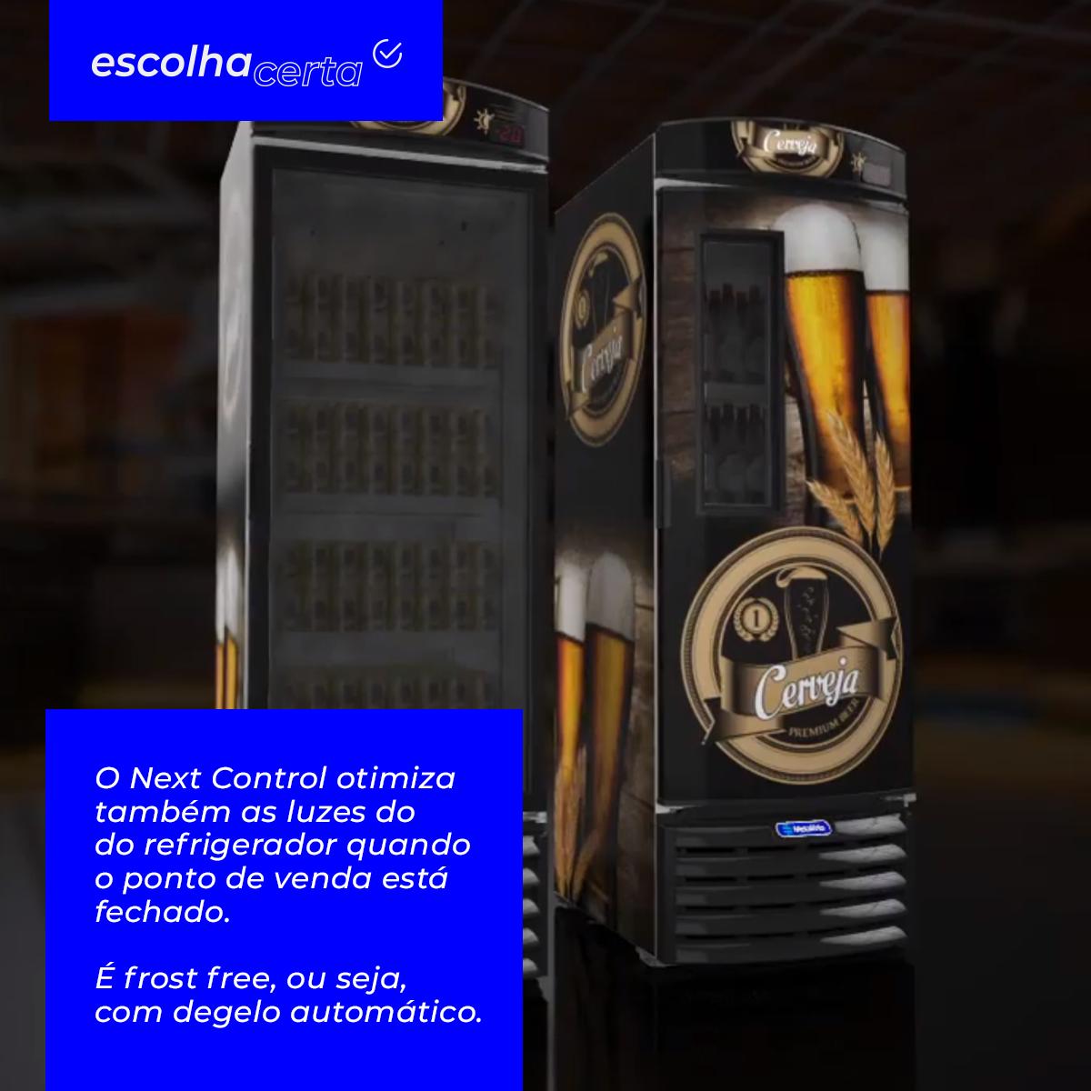 Cervejeira/Expositor Vertical Metalfrio - 324 Litros - Porta com Visor - VN28FE - Image 4