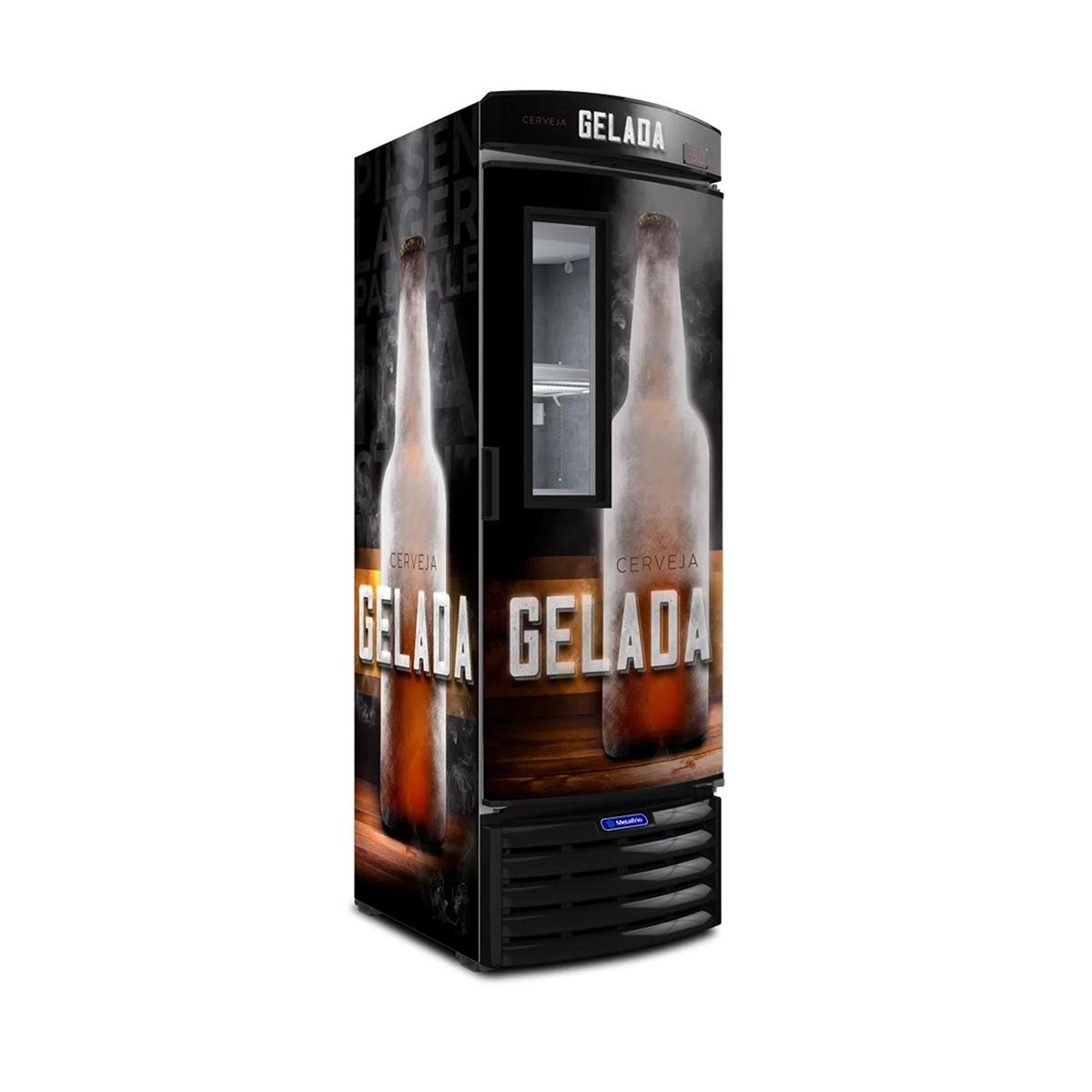 Cervejeira/Expositor Vertical Metalfrio - 434 Litros - Porta com Visor - VN44F