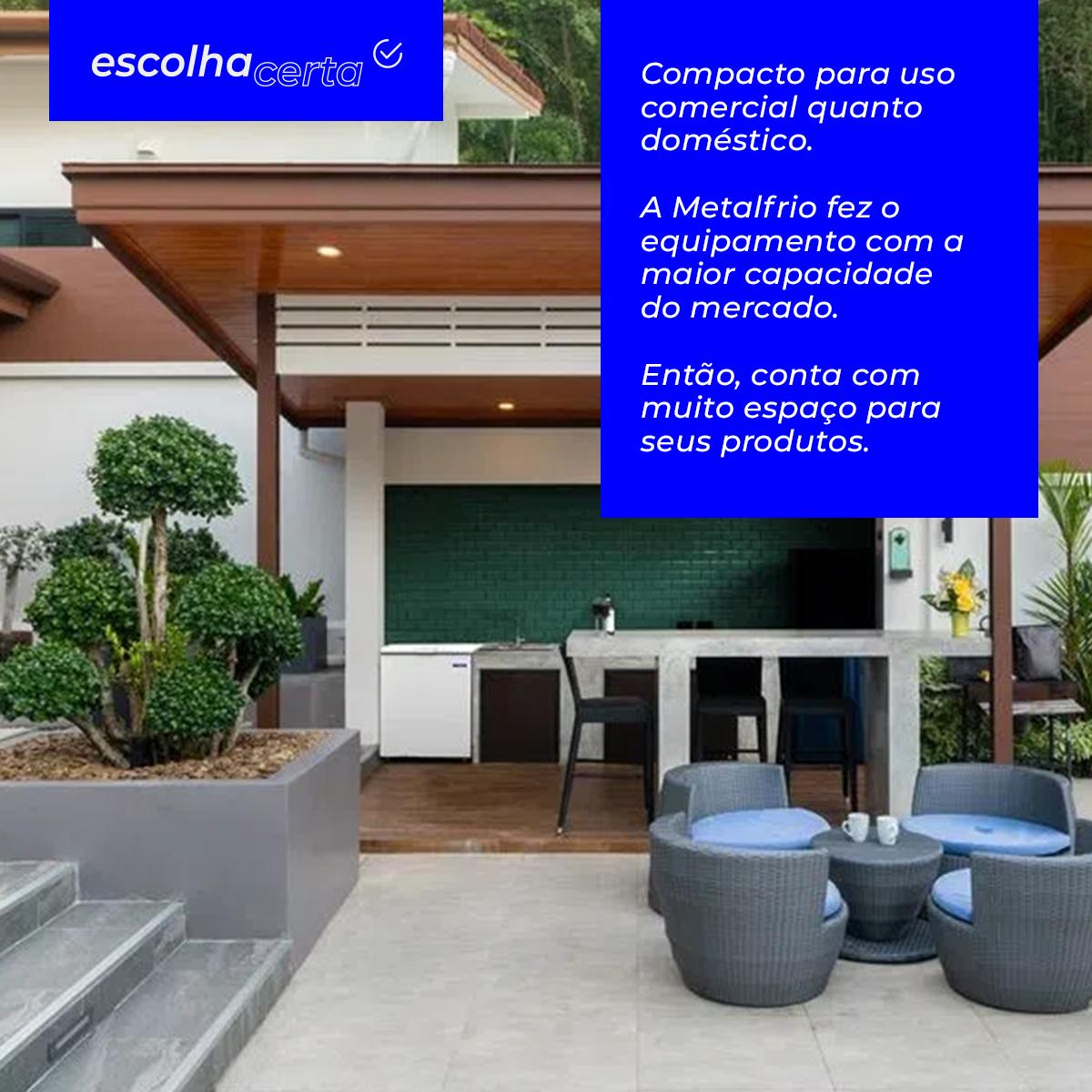 Freezer/Refrigerador Horizontal Metalfrio - DA302 - Dupla Ação - 1 Tampa - 293 Litros - Image 4