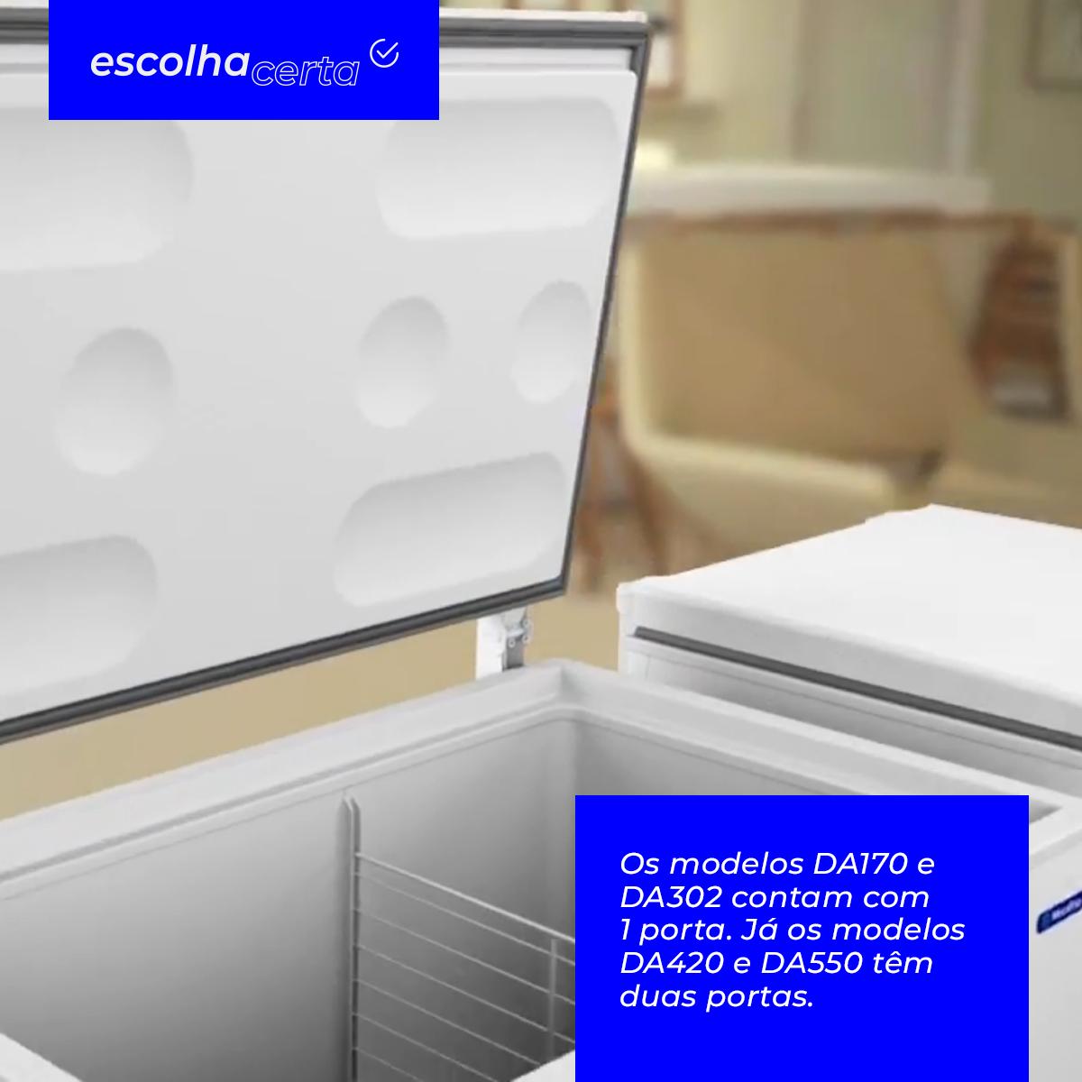 Freezer/Refrigerador Horizontal Metalfrio - DA302 - Dupla Ação - 1 Tampa - 293 Litros - Image 3