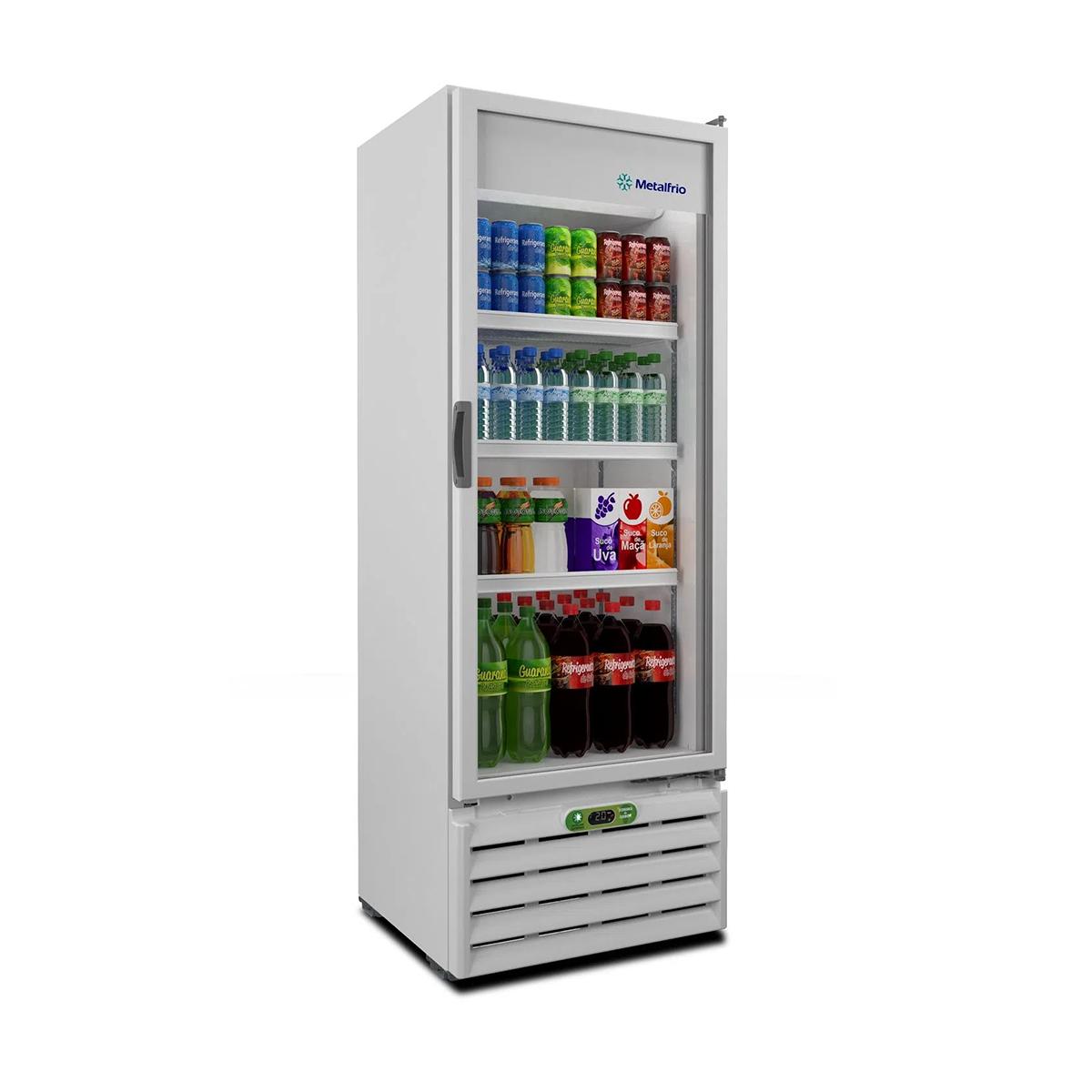 Refrigerador Vertical Metalfrio - VB40R - Porta de Vidro - 406 Litros