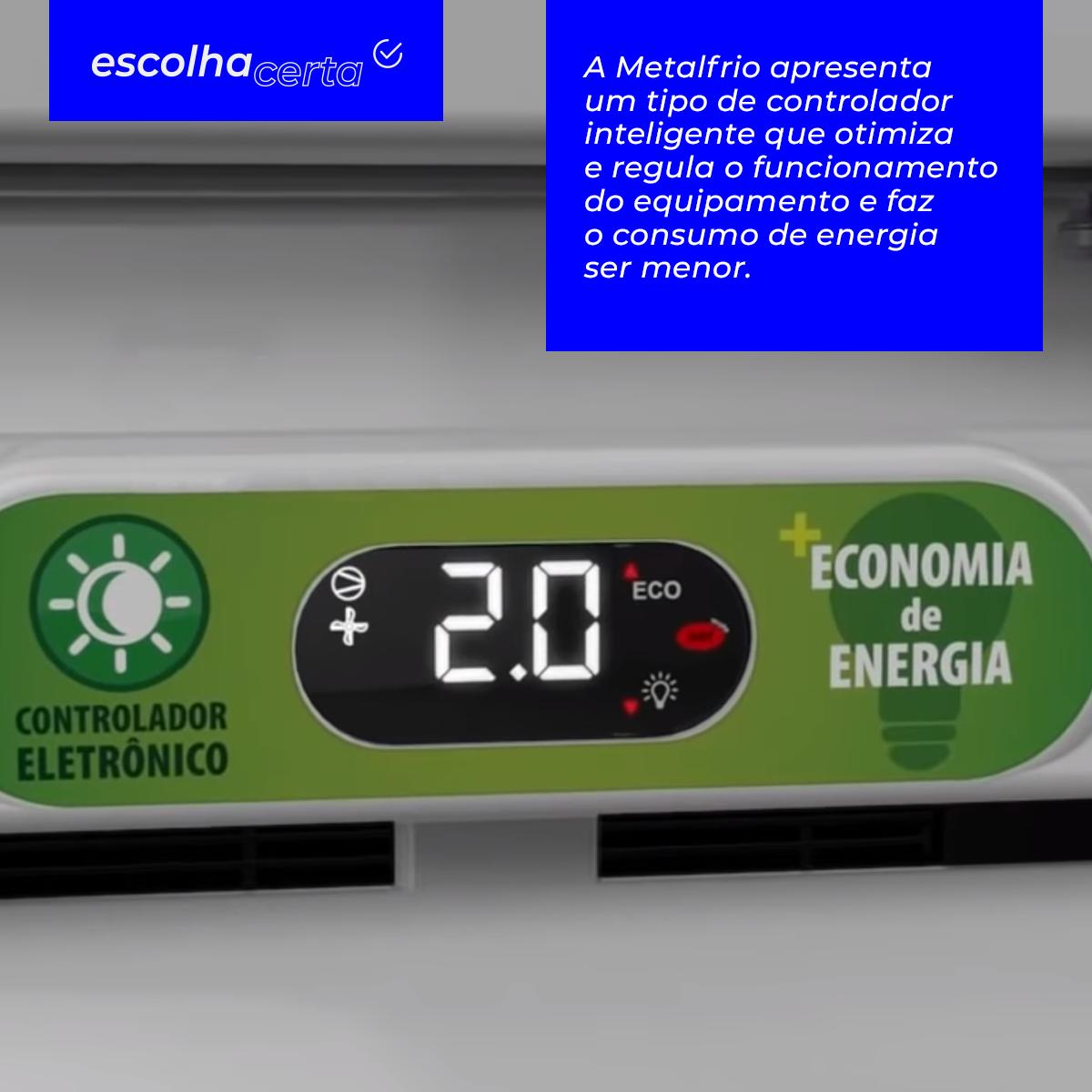 Refrigerador Vertical Metalfrio - VB40R - Porta de Vidro - 406 Litros - Image 3