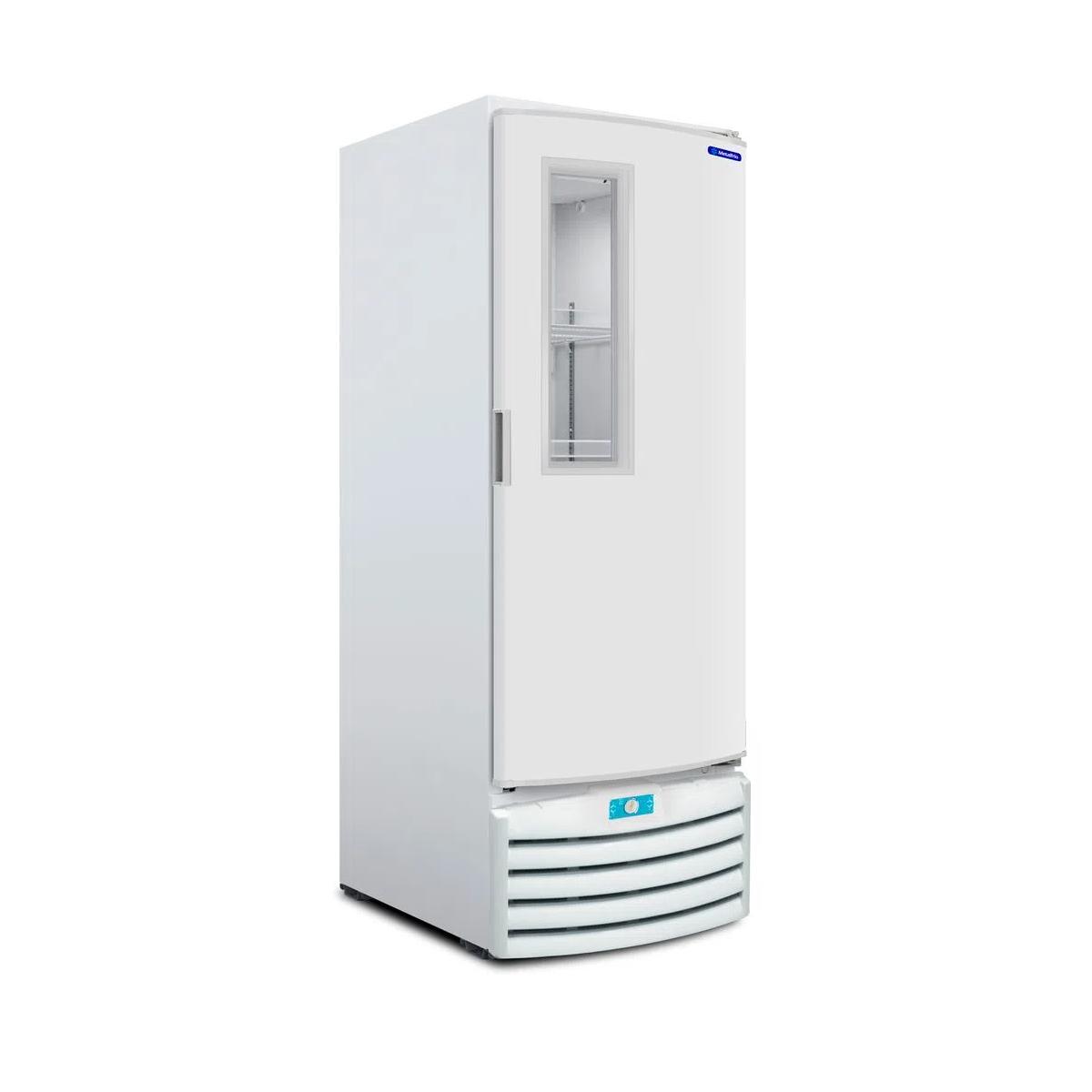 Freezer/Conservador Vertical Metalfrio - VF55F - Dupla Ação - Porta Cega com Visor - 539 Litros