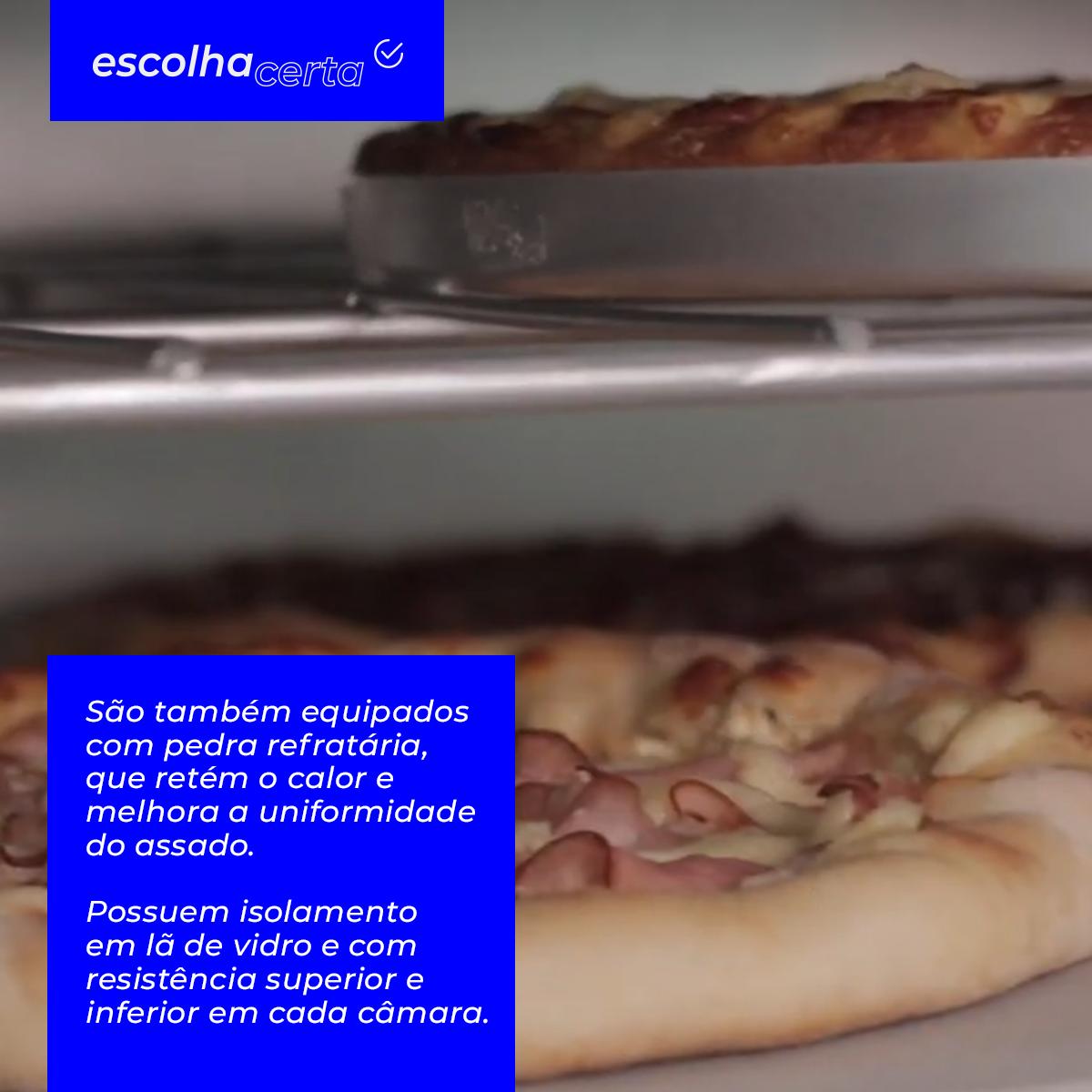 Forno Industrial Elétrico Metalmaq - 90x70 - 2 Câmaras - Image 3