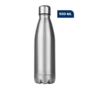 Garrafa Térmica Soprano - 500ml - Linha Urbana - Inox - Vedação em Silicone - BPA Free