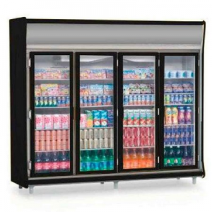 Expositor Vertical Laticínios 2,15M GEVT-4PPR - Gelopar